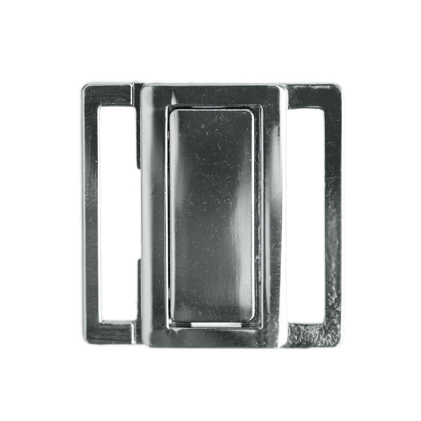 20MM DIE-CAST METAL BACK CLASP SILVER