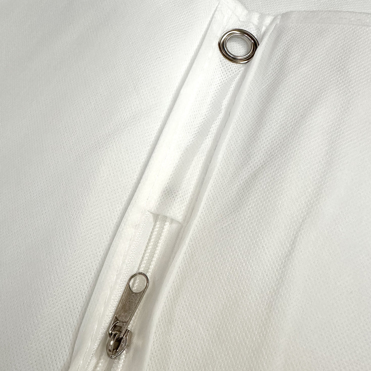 180CM FABRIC ZIPPED GARMENT BAG WITH GUSSET