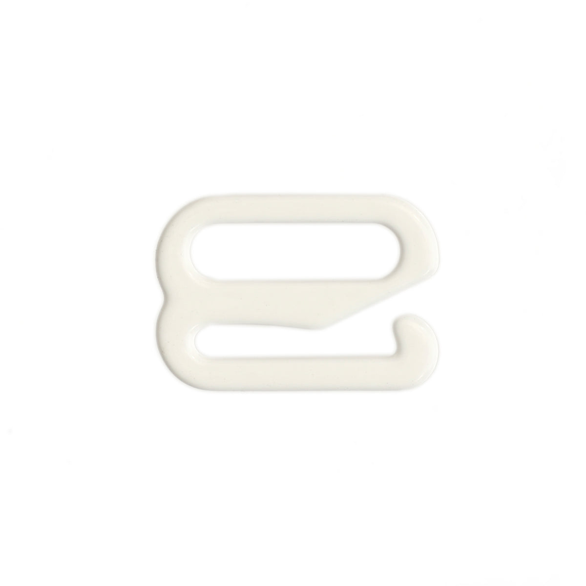 WIDE FORMLINE METAL HOOK WHITE