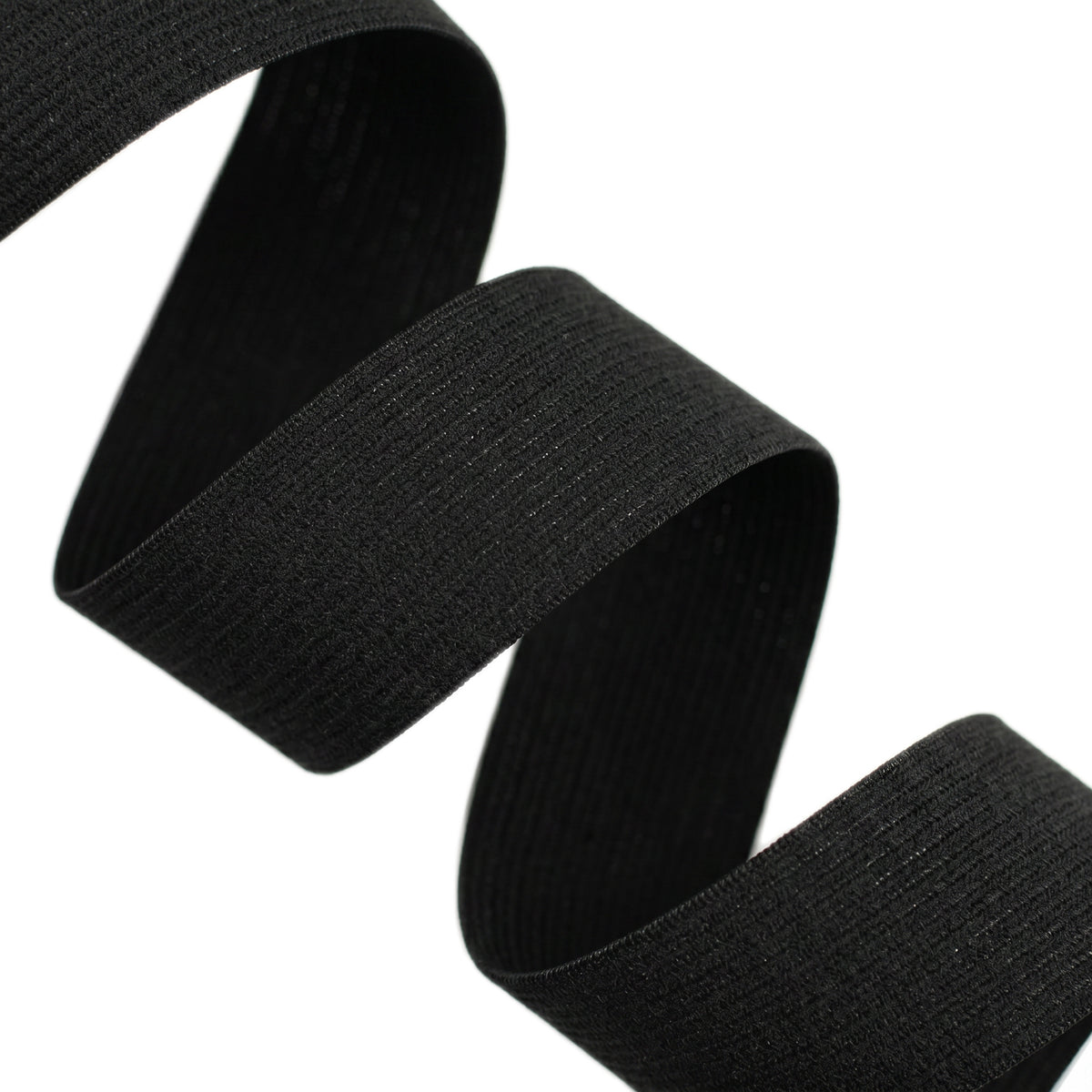 SOFT FORMLINE WOVEN ELASTIC BLACK