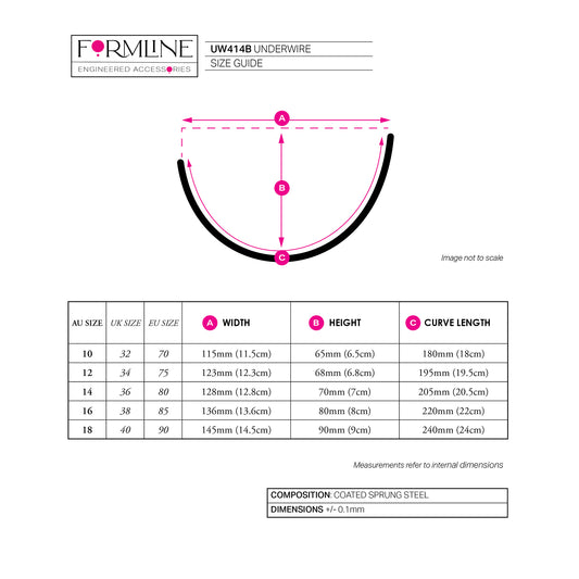STYLE UW414 COATED UNDERWIRE 'B'