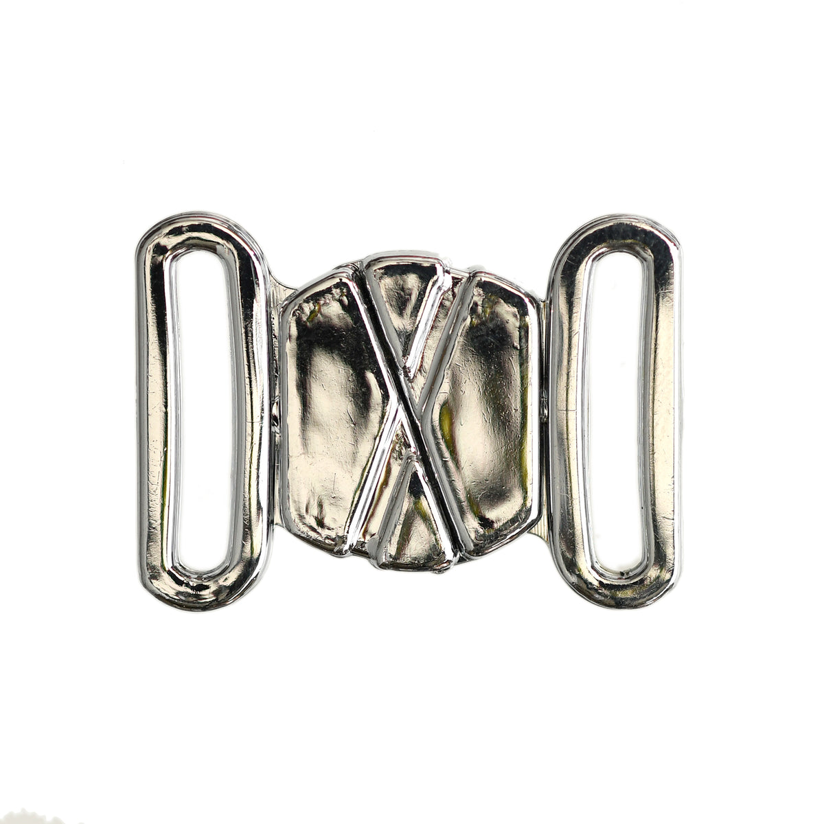 FORMLINE LARGE PLASTIC BUTTERFLY CLASP FOR SWIMWEAR, LINGERIE & TOPS - SILVER