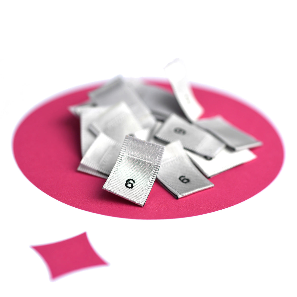 FORMLINE SIZE LABELS SIZES 0 - 20 BLACK TEXT ON WHITE