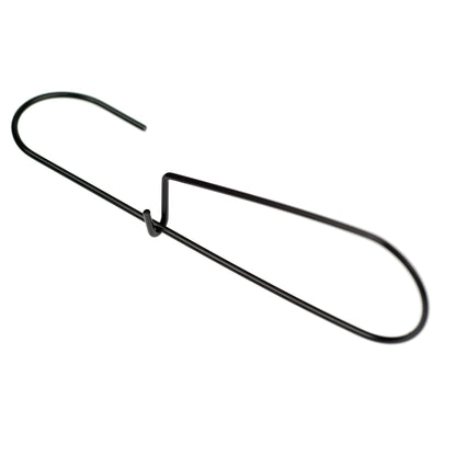 CUSTOM ENGINEERED STEEL PATTERN & UTILITY HOOKS BLACK