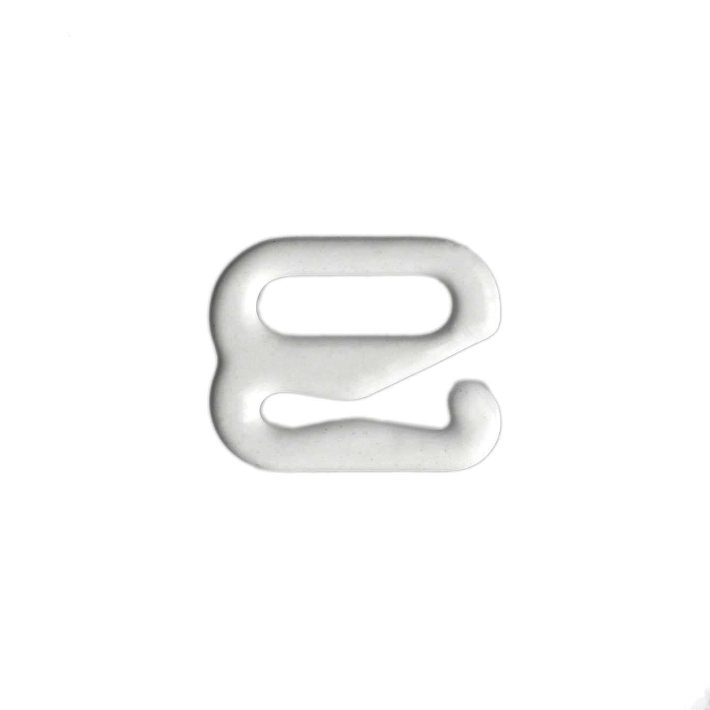 WIDE FORMLINE METAL HOOK WHITE