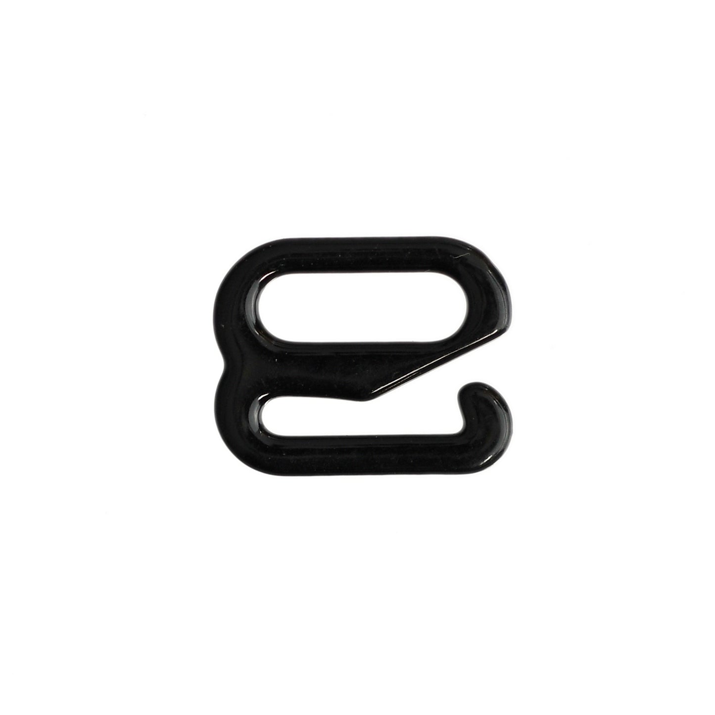 WIDE FORMLINE METAL HOOK BLACK