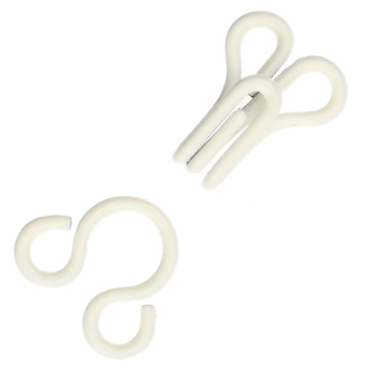 HOOKS & EYES OFF-WHITE/ LIGHT IVORY