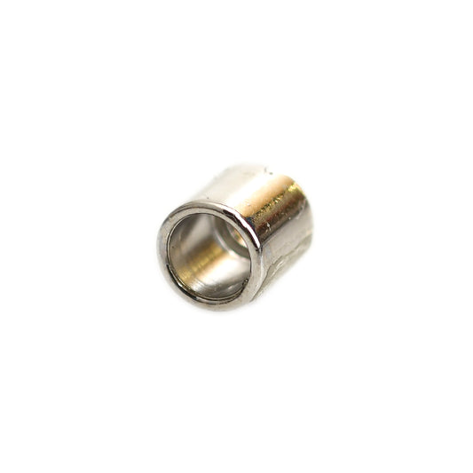 DIE-CAST METAL 9MM CYLINDER CORD-END SILVER