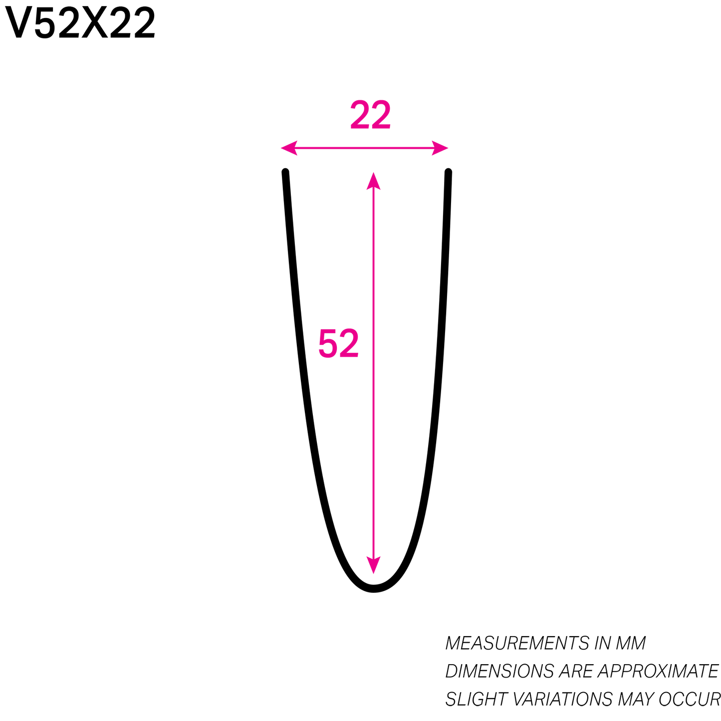 52MM x 22MM NYLON-COATED V-WIRE