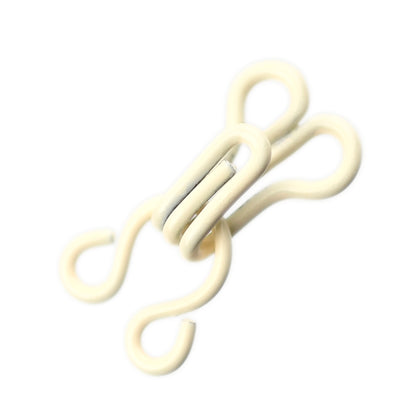 HOOKS & EYES IVORY/ CREAM