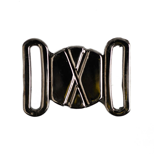 FORMLINE LARGE PLASTIC BUTTERFLY CLASP FOR SWIMWEAR, LINGERIE & TOPS - PEWTER