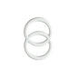 DIE-CAST METAL FIGURE-8 WHITE