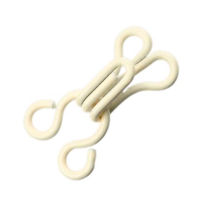 HOOKS & EYES IVORY/ CREAM