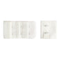2-HOOK/ 3-ROW 10MM PLUSH BRA HOOK & EYE BACK IVORY