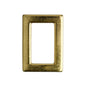 DIE-CAST METAL RECTANGLE BRASS