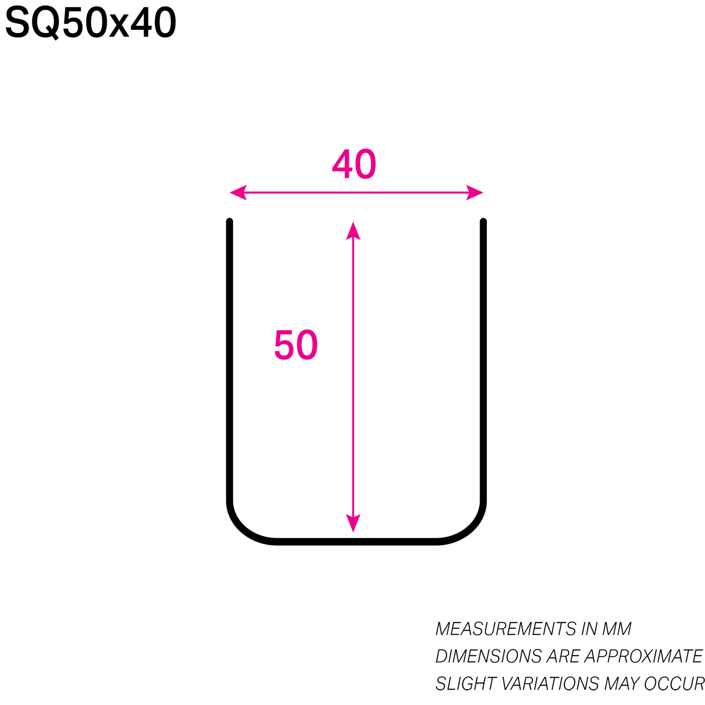 50MM x 40MM NYLON-COATED SQUARE-WIRE