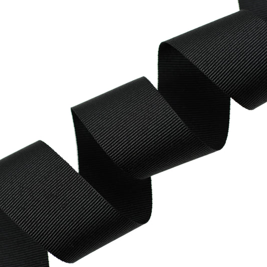 FRENCH GROSGRAIN - BLACK