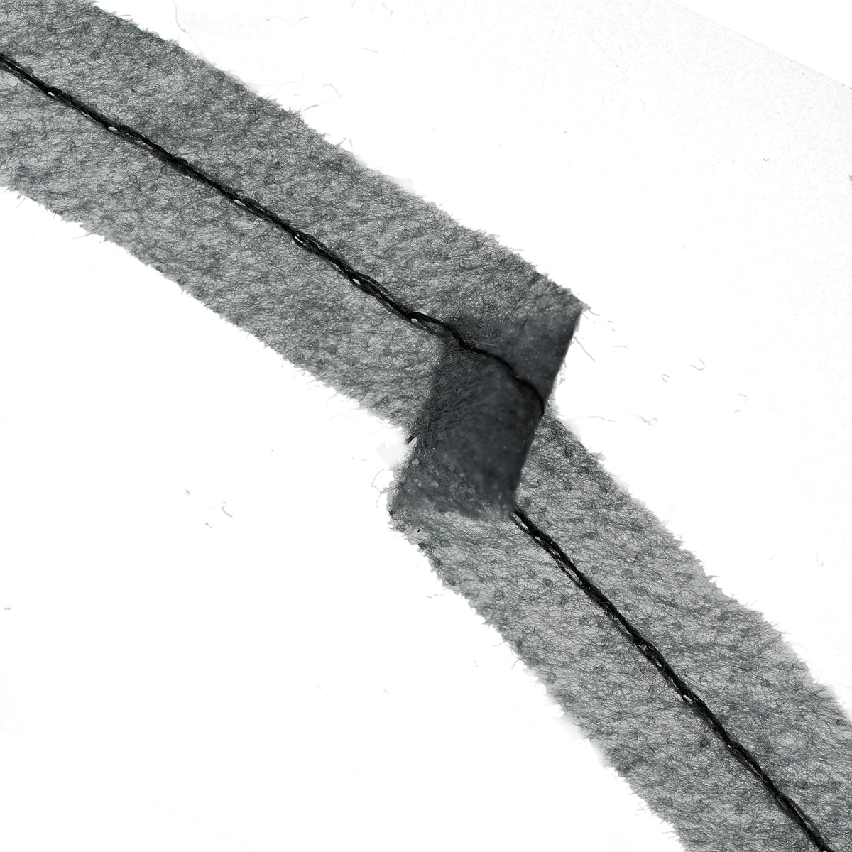 6MM BIAS STITCHED FUSING TAPE CHARCOAL