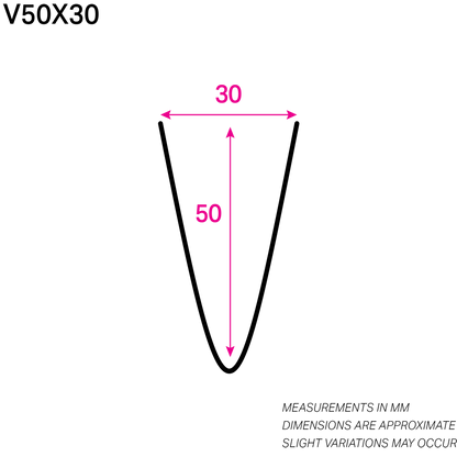 50MM x 30MM NYLON-COATED V-WIRE