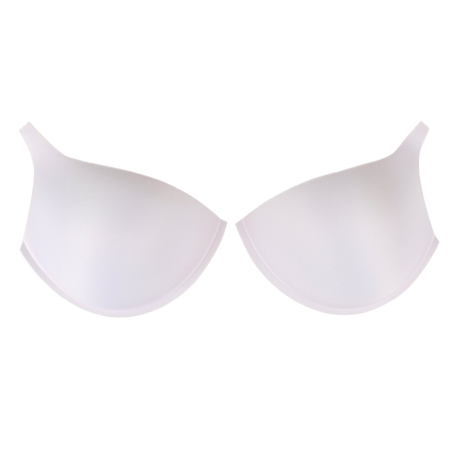 MC13 PADDED BRA CUP WITH TAB WHITE