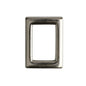 DIE-CAST METAL RECTANGLE SILVER