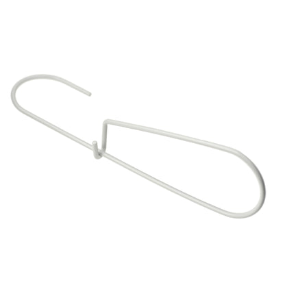 CUSTOM ENGINEERED STEEL PATTERN & UTILITY HOOKS WHITE