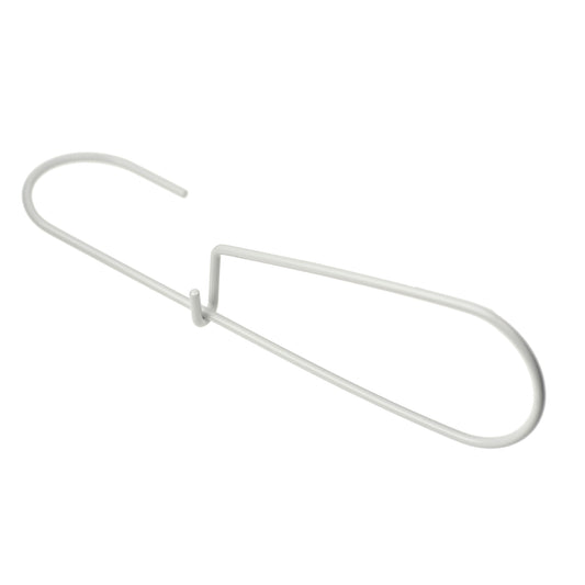 CUSTOM ENGINEERED STEEL PATTERN & UTILITY HOOKS WHITE
