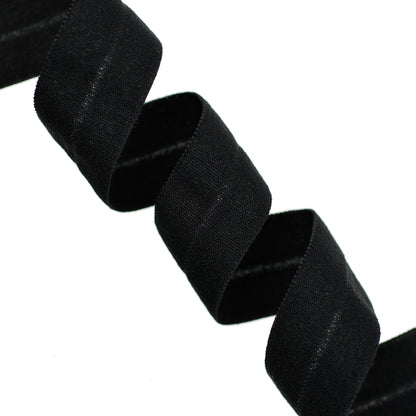 ULTRA-SOFT FORMLINE FOLD-OVER ELASTIC BLACK