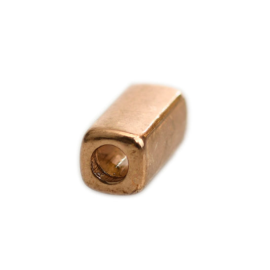 DIE-CAST METAL 15MM CAPSULE CORD-END GOLD