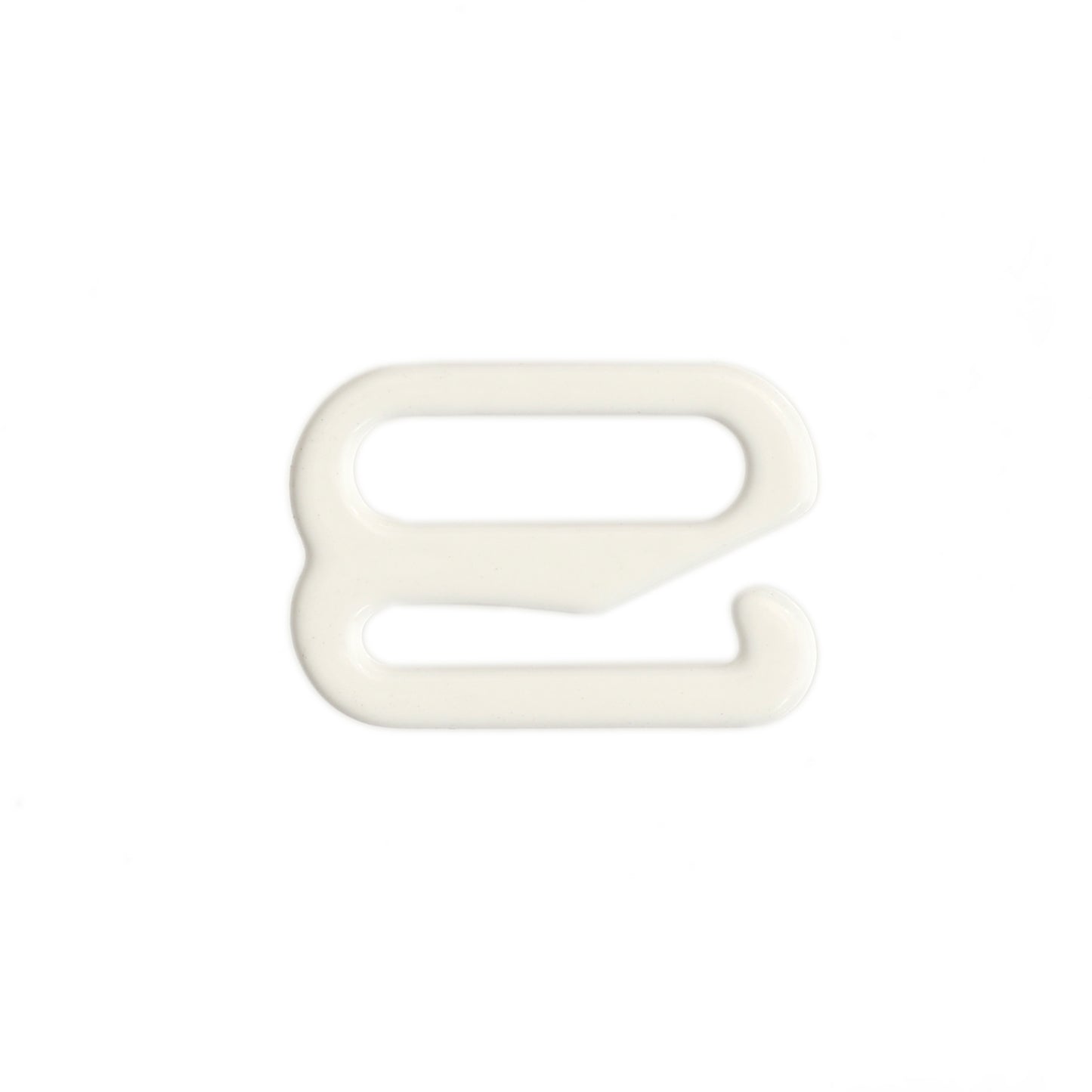 WIDE FORMLINE METAL HOOK WHITE