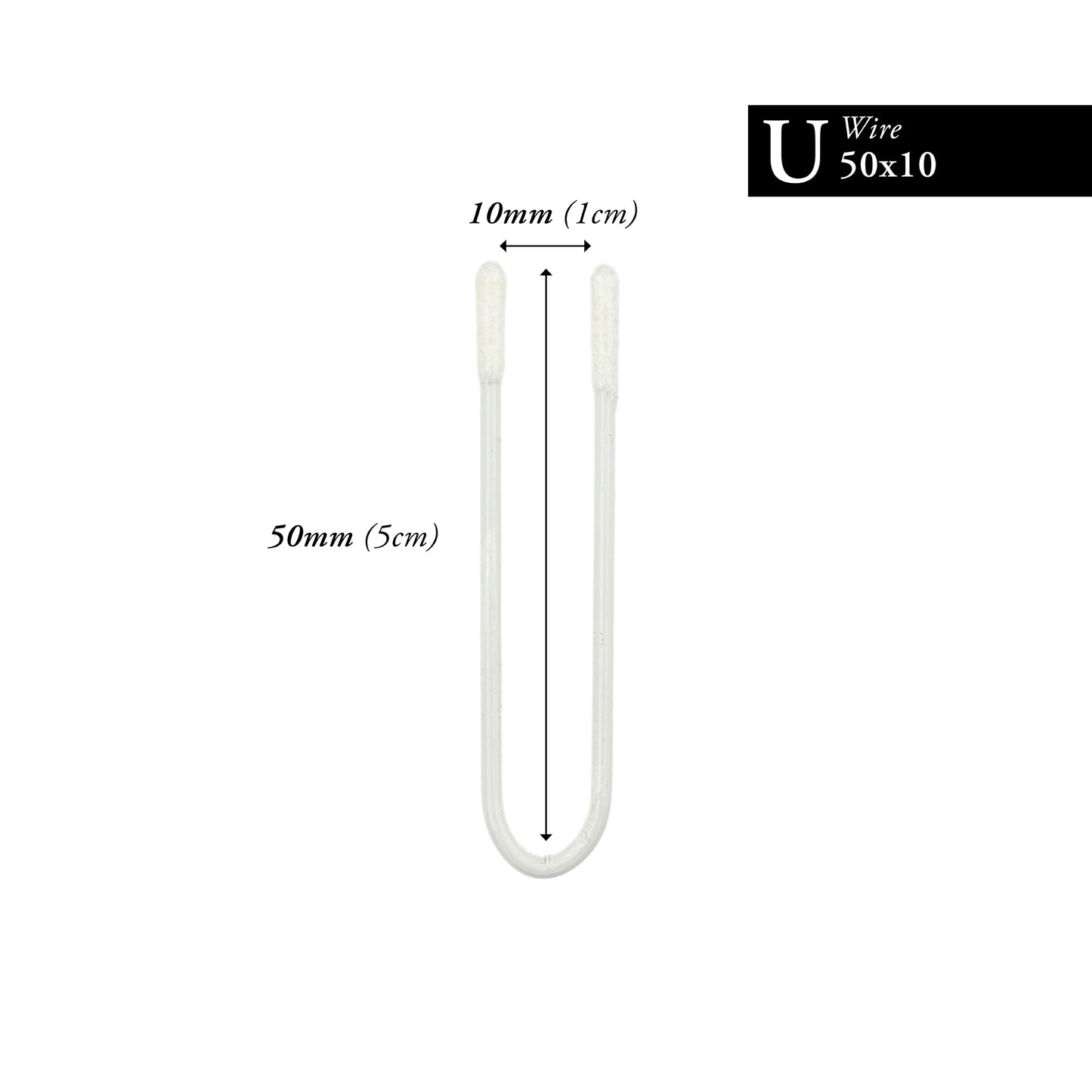 50MM x 10MM NYLON-COATED U-WIRE