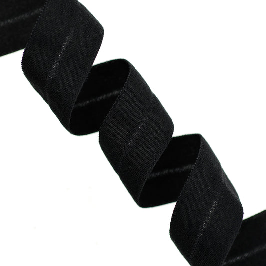 ULTRA-SOFT FORMLINE FOLD-OVER ELASTIC BLACK