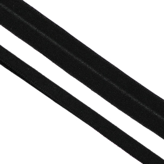 ULTRA-SOFT FORMLINE FOLD-OVER ELASTIC BLACK
