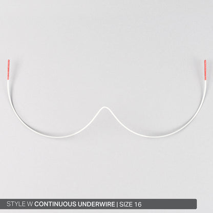 STYLE W CONTINUOUS NYLON-COATED UNDERWIRE