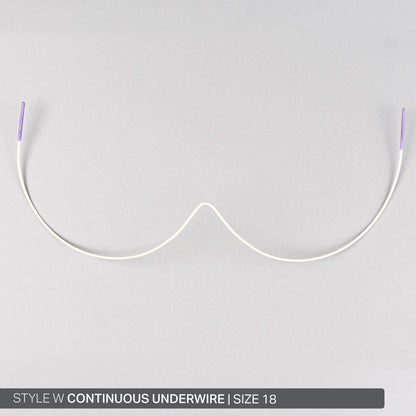 STYLE W CONTINUOUS NYLON-COATED UNDERWIRE