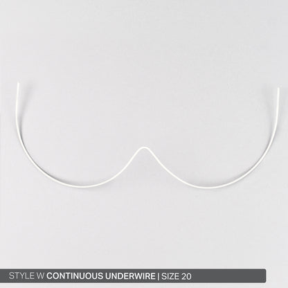 STYLE W CONTINUOUS NYLON-COATED UNDERWIRE