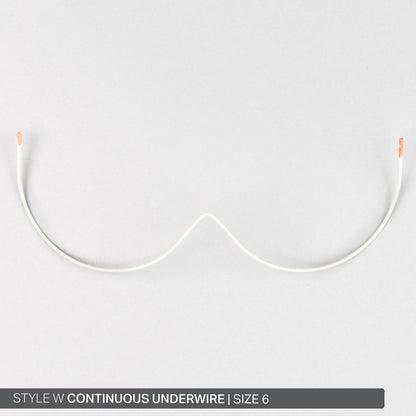 STYLE W CONTINUOUS NYLON-COATED UNDERWIRE