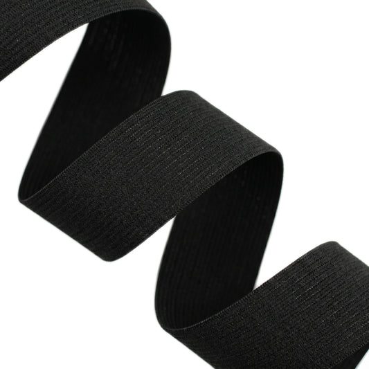 SOFT FORMLINE WOVEN ELASTIC BLACK
