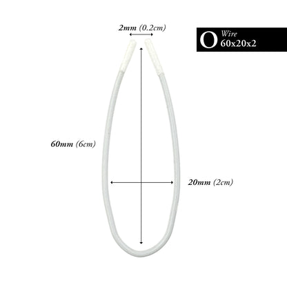 60MM x 20MM NYLON-COATED OVAL WIRE