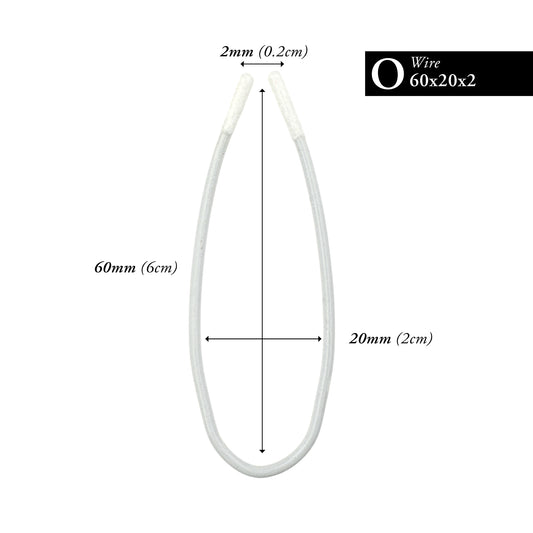 60MM x 20MM NYLON-COATED OVAL WIRE