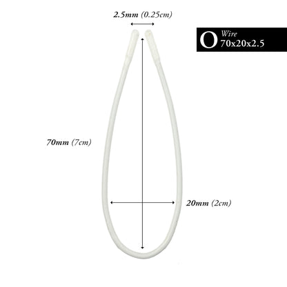 70MM x 20MM NYLON-COATED OVAL WIRE