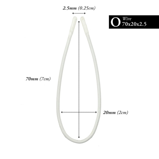 70MM x 20MM NYLON-COATED OVAL WIRE