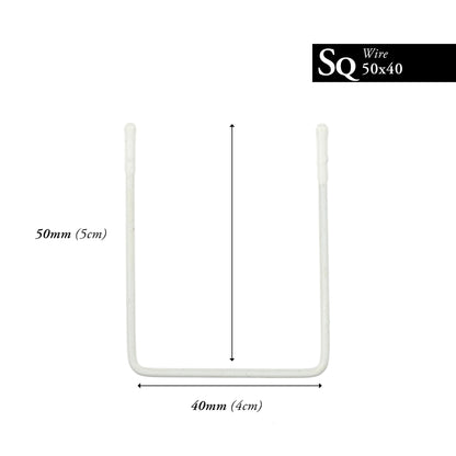 50MM x 40MM NYLON-COATED SQUARE-WIRE