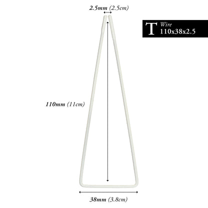 110MM x 38MM NYLON-COATED TRIANGLE-WIRE