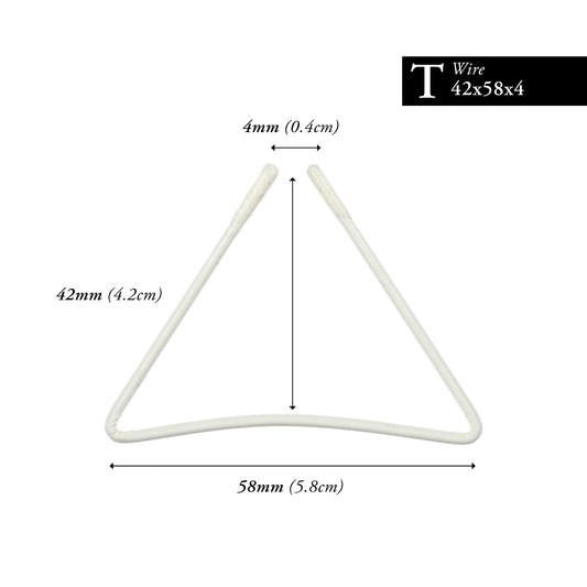 42MM x 58MM NYLON-COATED CURVED TRIANGLE-WIRE