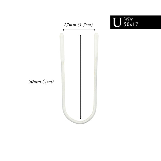 50MM x 17MM NYLON-COATED U-WIRE