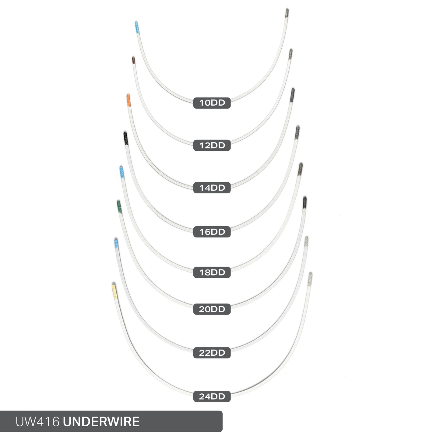 STYLE 416 NYLON-COATED UNDERWIRES