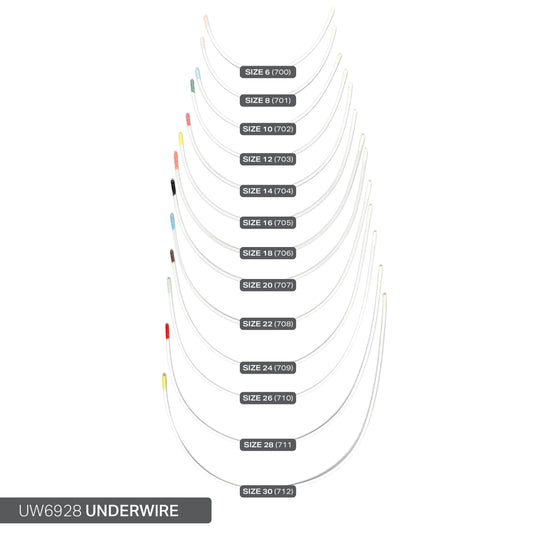 STYLE 6928 NYLON-COATED UNDERWIRES