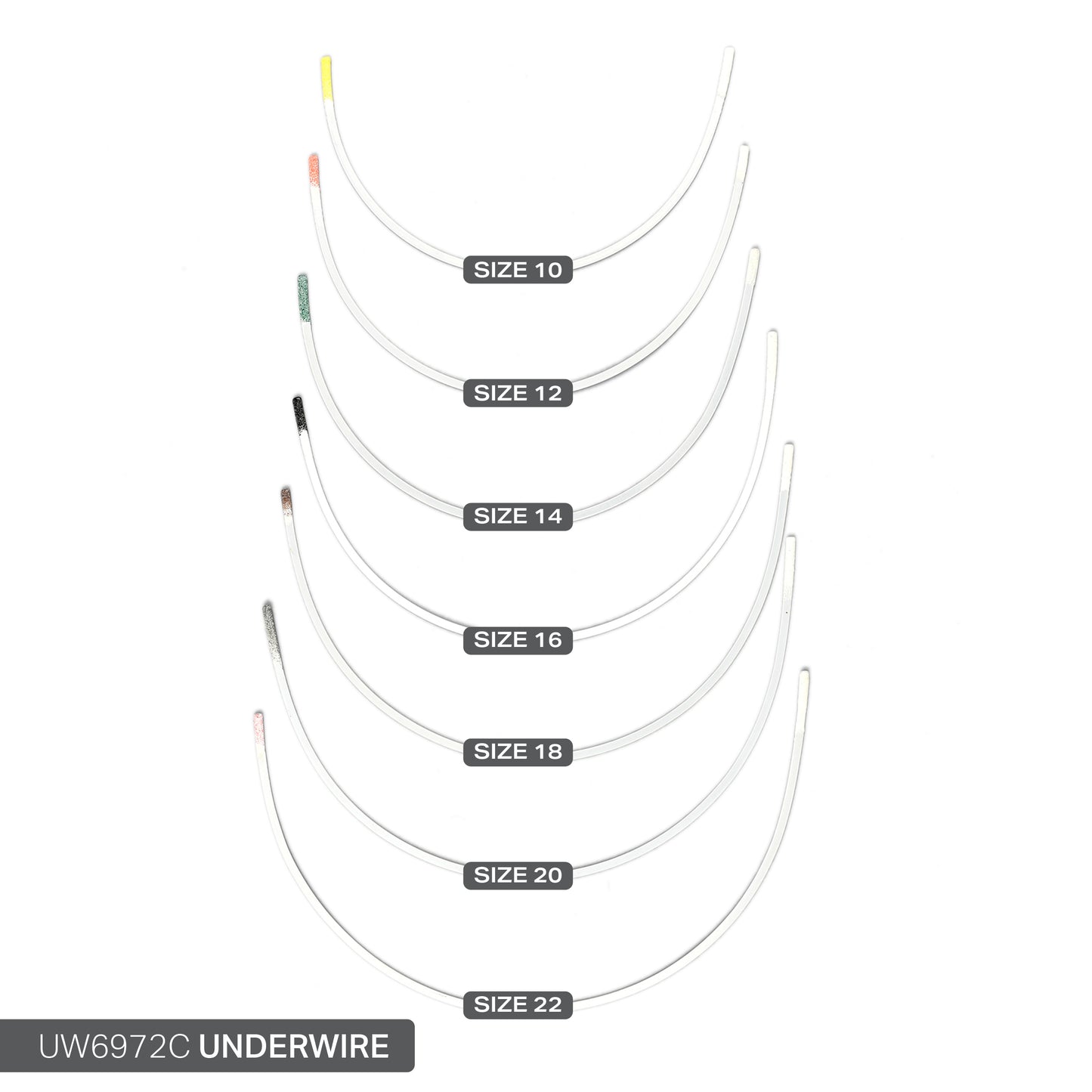 STYLE 6972 NYLON-COATED UNDERWIRES