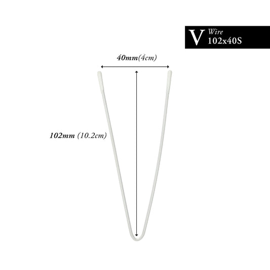 102MM x 40MM NYLON-COATED V-WIRE
